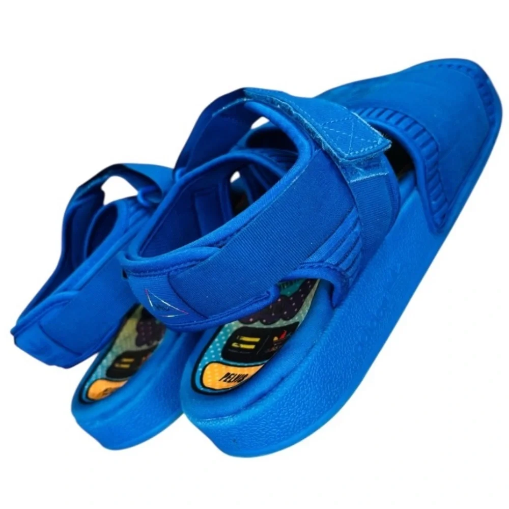 Adidas x Pharrell Adilette 2.0 Men’s Blue Colorway Sandals Size 13